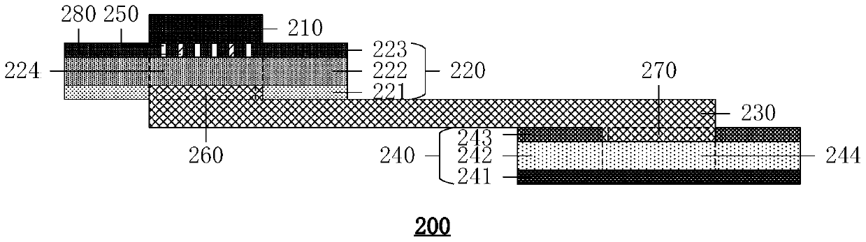 A chip-on-chip heat dissipation structure and a display device