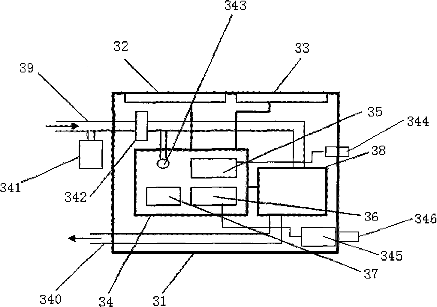 Multifunction air microbe sampling box