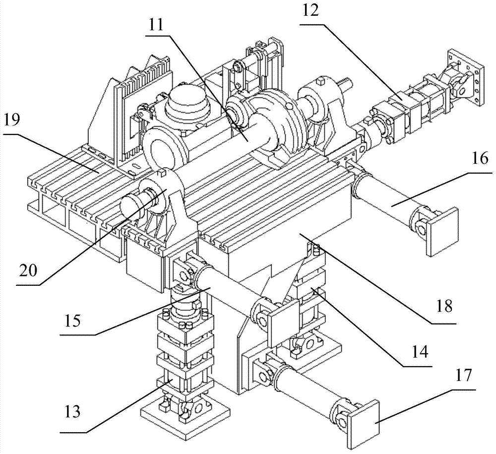 High-speed train swing-type transmission system assembly reliability testbed