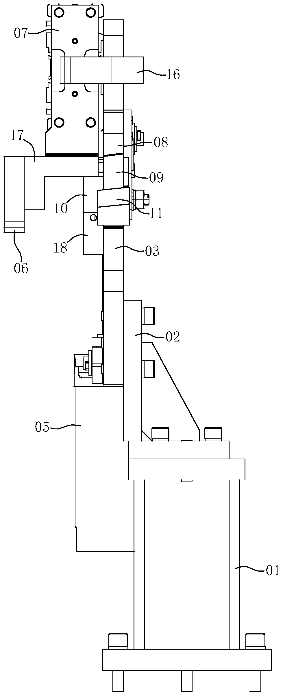 Bottom surface supporting and positioning system