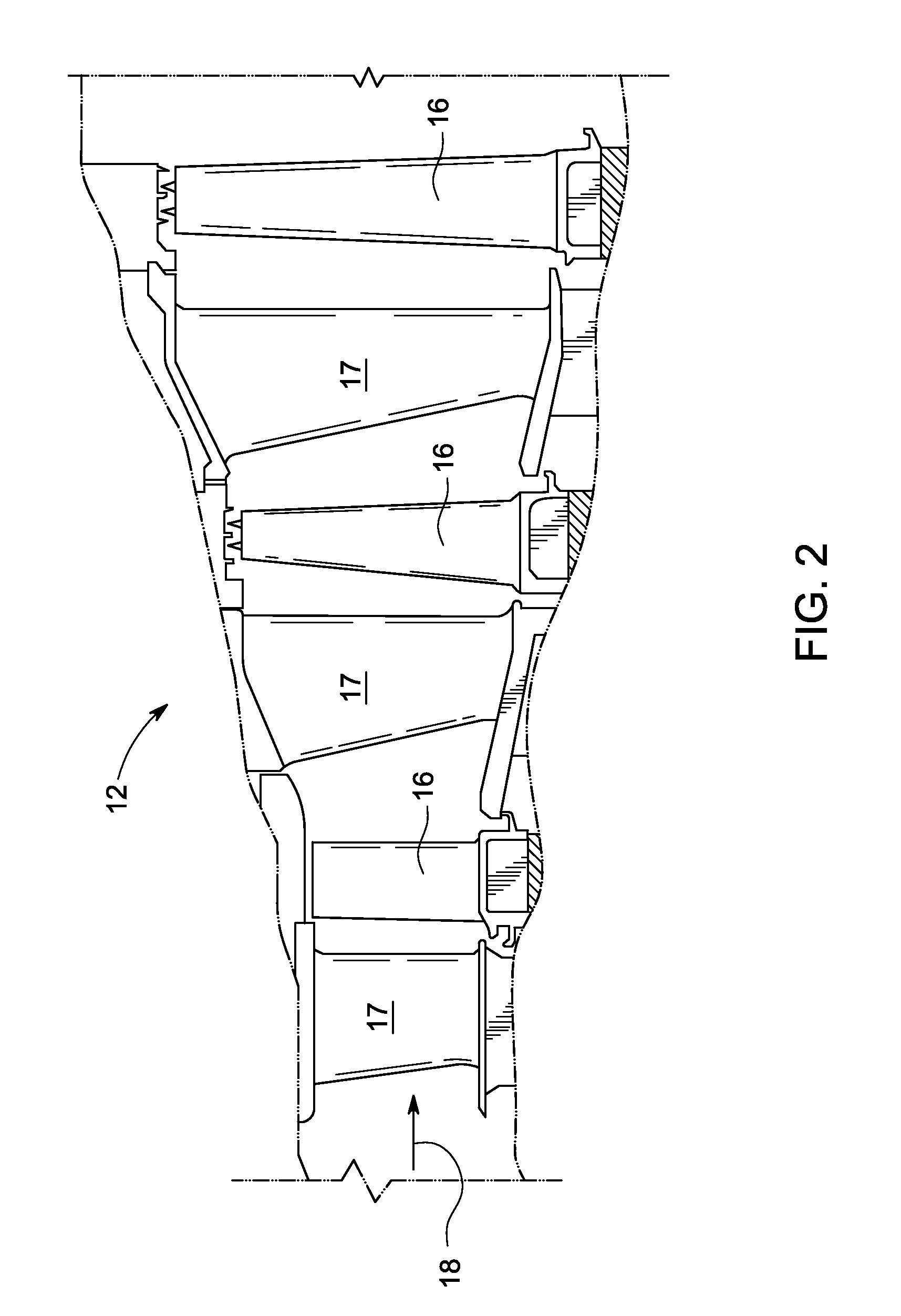 Turbine blade monitoring arrangement and method of manufacturing