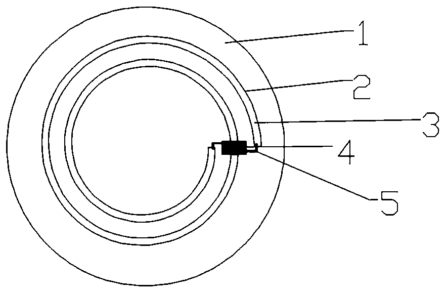 Inductance-variable wireless intraocular pressure monitoring sensor based on microfiber pipe