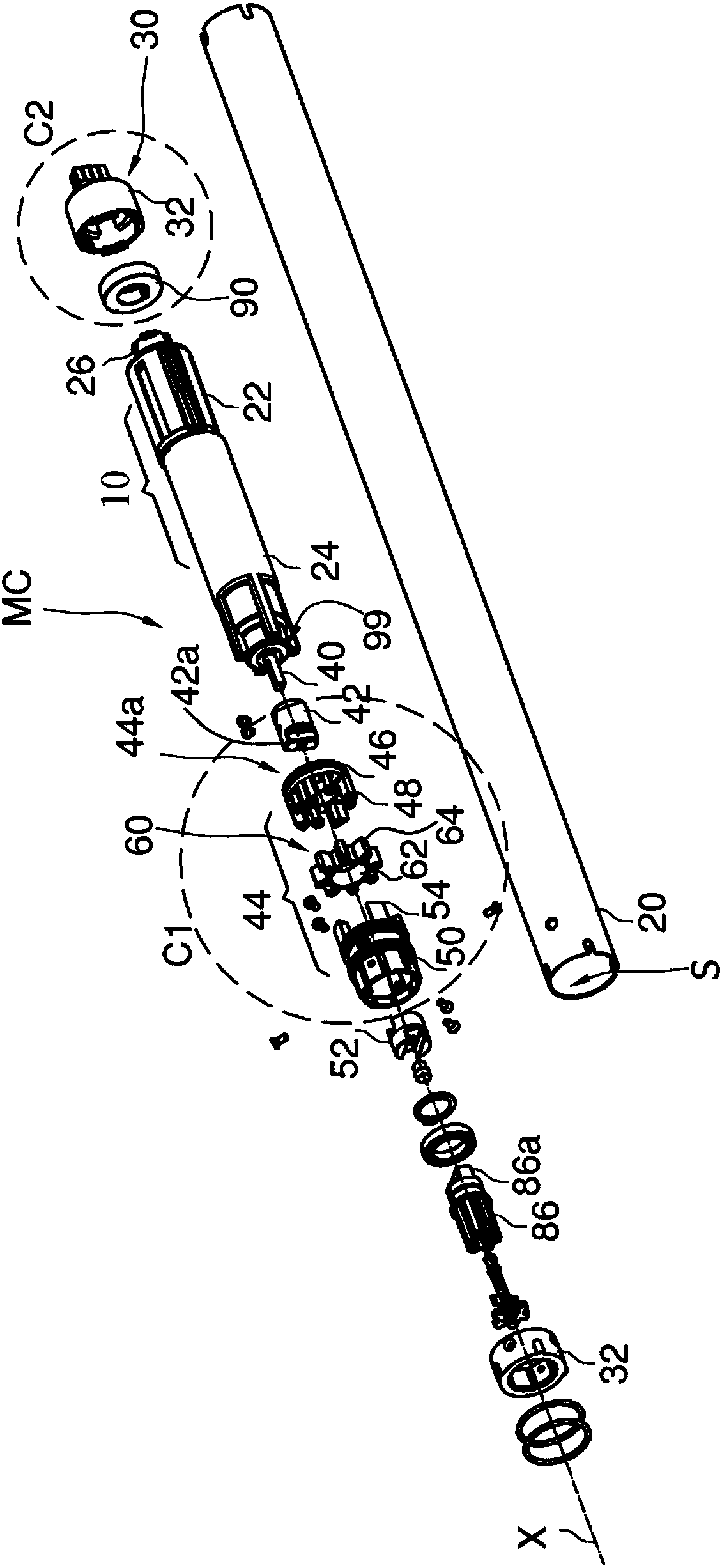 Automobile part glue