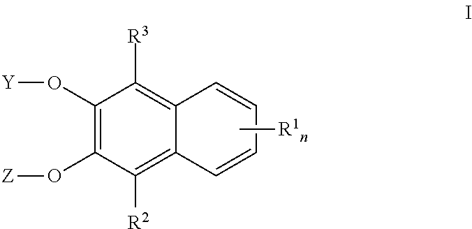 Naphthalene derived chromogenic enzyme substrates