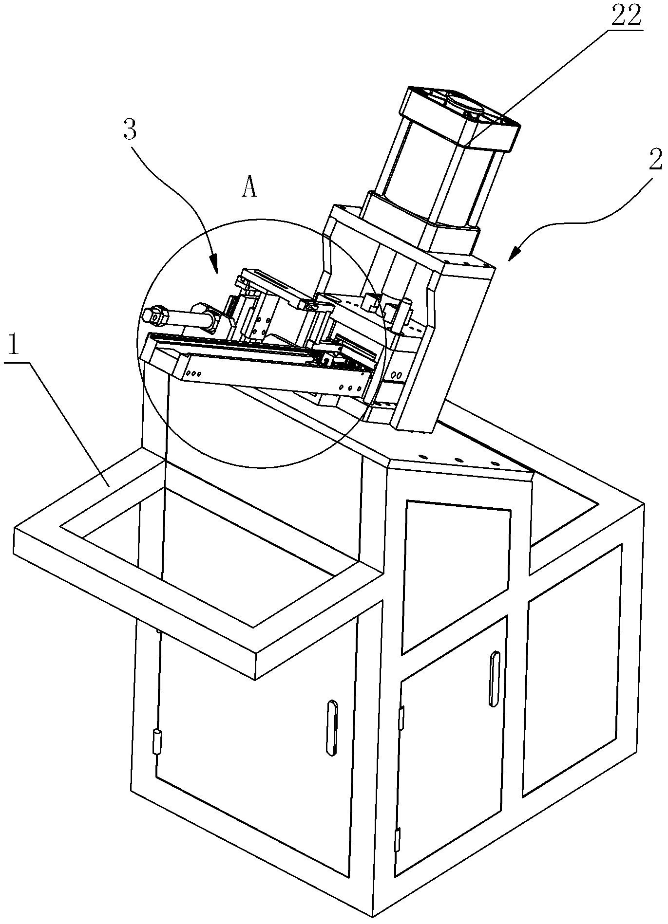 Product pin cutting machine special for pin inserting machine