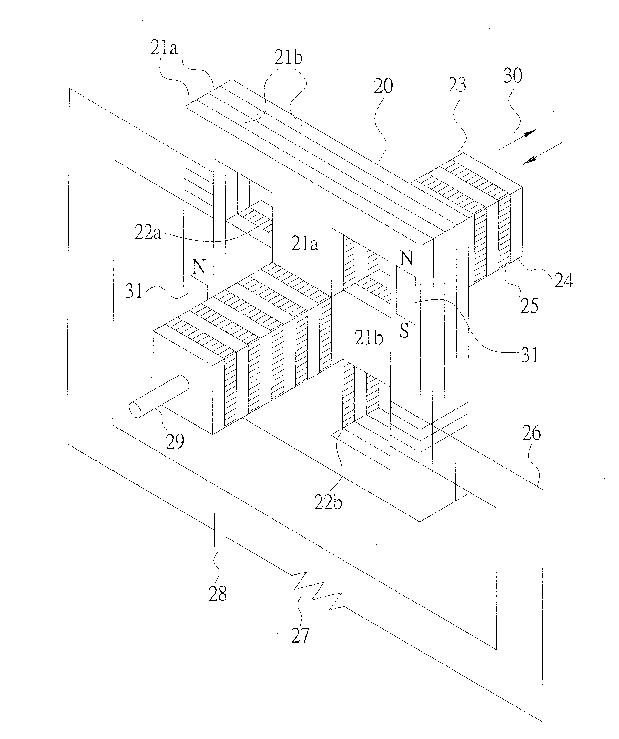 Power generator with high power-to-volume ratio