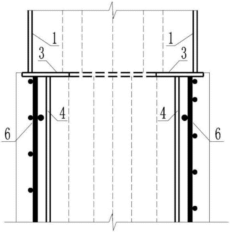 Lattice column suitable for insertion with stand column pile and preparation method thereof