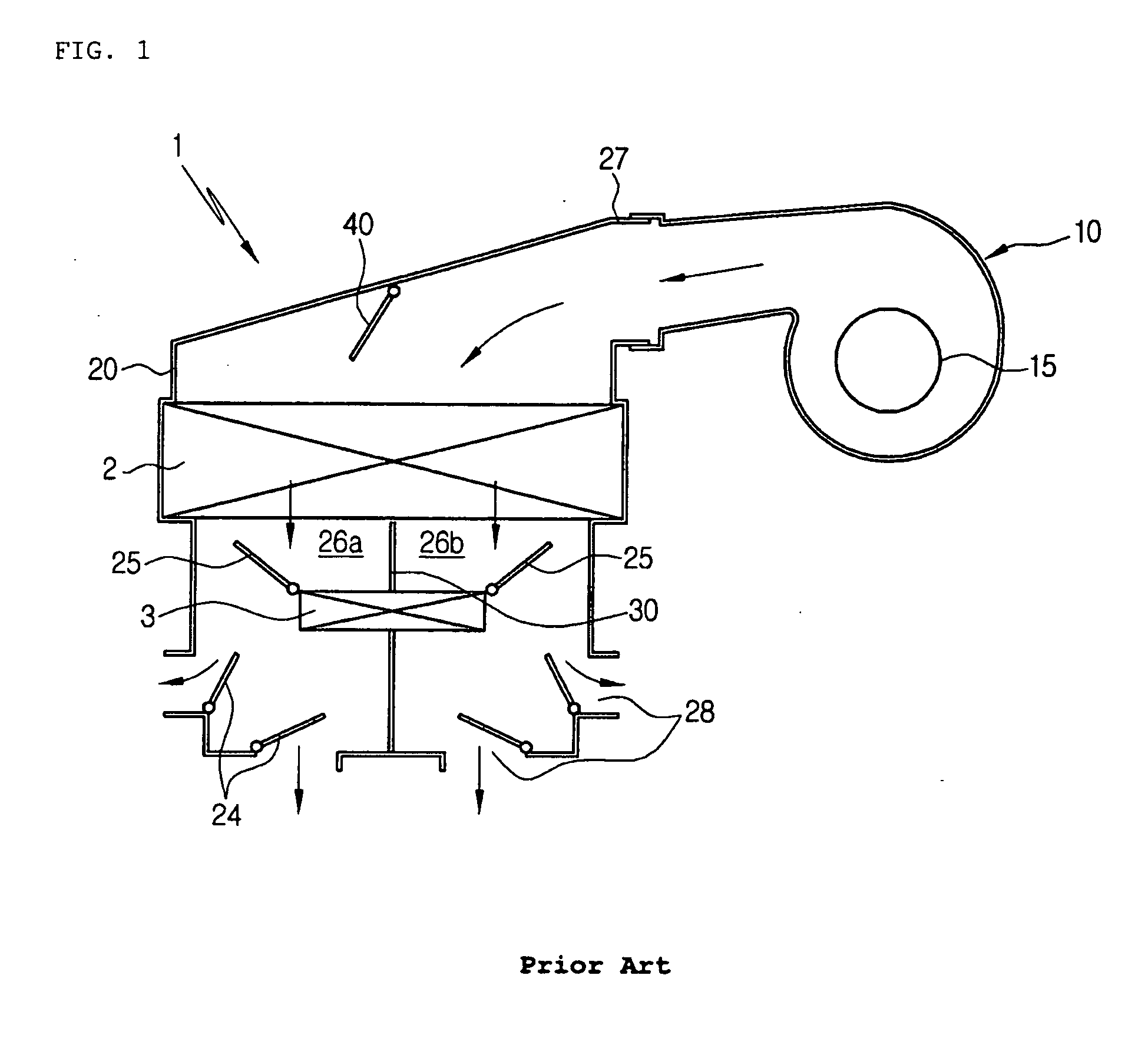 Dual zone type air conditioner for vehicles and method of controlling the same