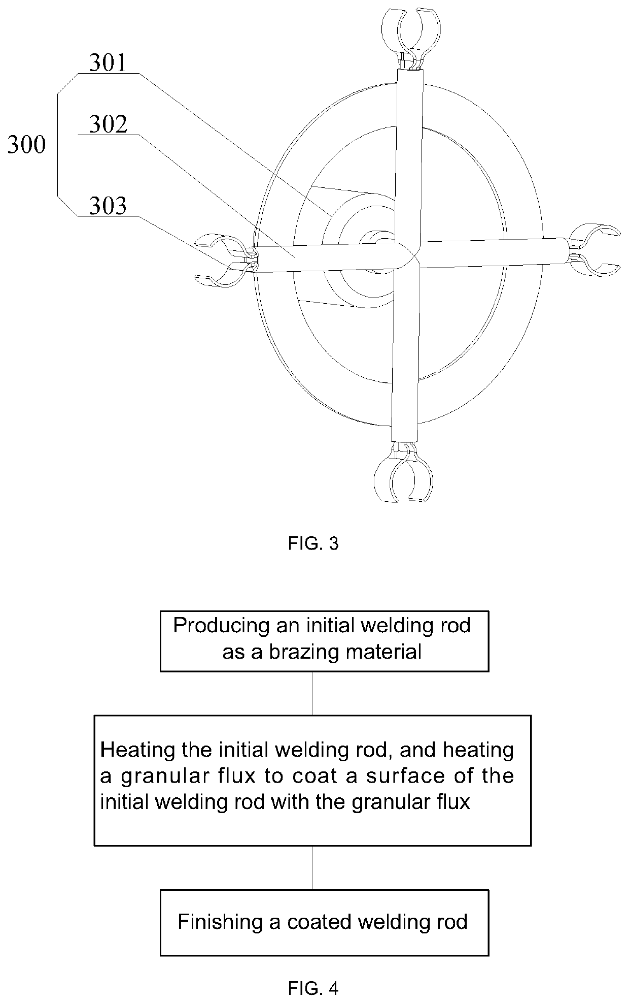 Device and Method for Manufacturing Coated Welding Rod