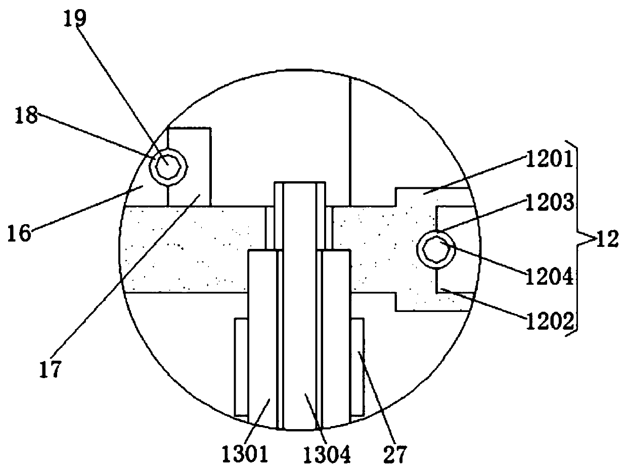 Fish bone type fish frying machine capable of producing fried fish in batches for canned fish processing and using method