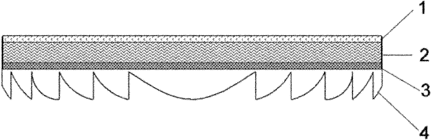 Self-cleaning low-radiation Fresnel lens manufacturing method and concentration photovoltaic system based on self-cleaning low-radiation Fresnel lens