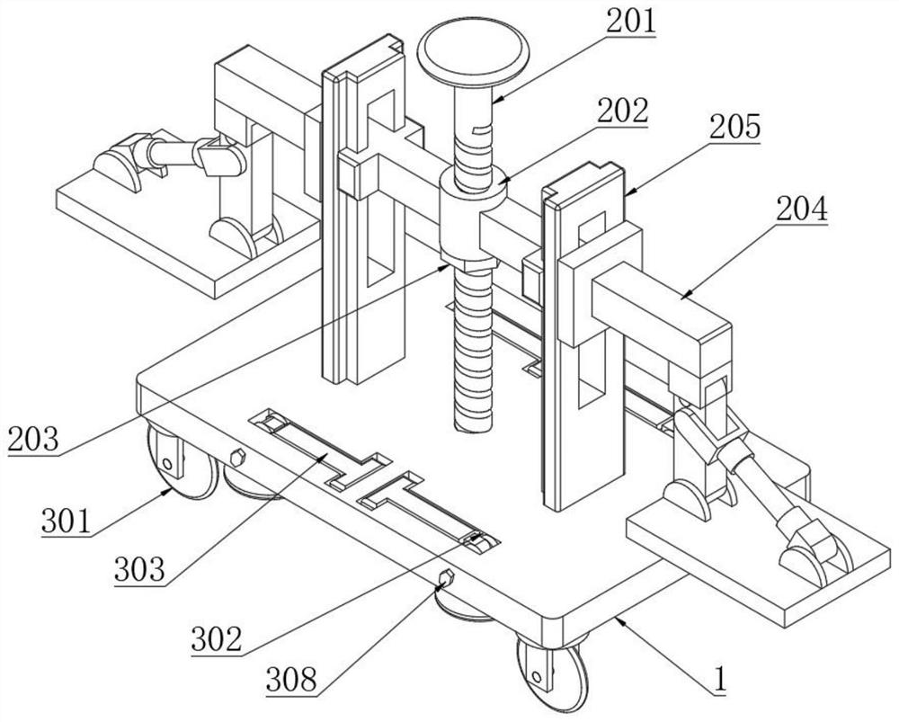 Municipal engineering drainage channel construction fixing device