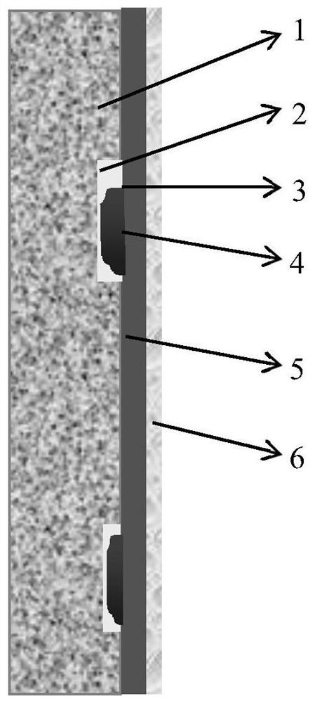 Permeable reactive anticorrosive material for concrete chimney and application of permeable reactive anticorrosive material