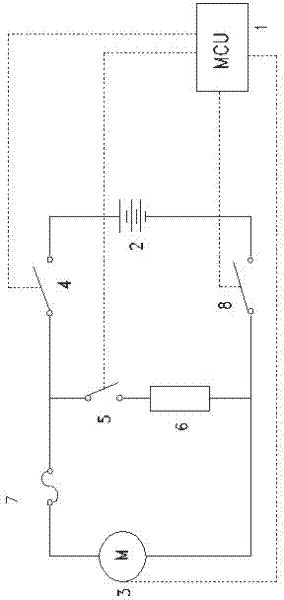 Brake feedback control circuit and method of electric vehicle