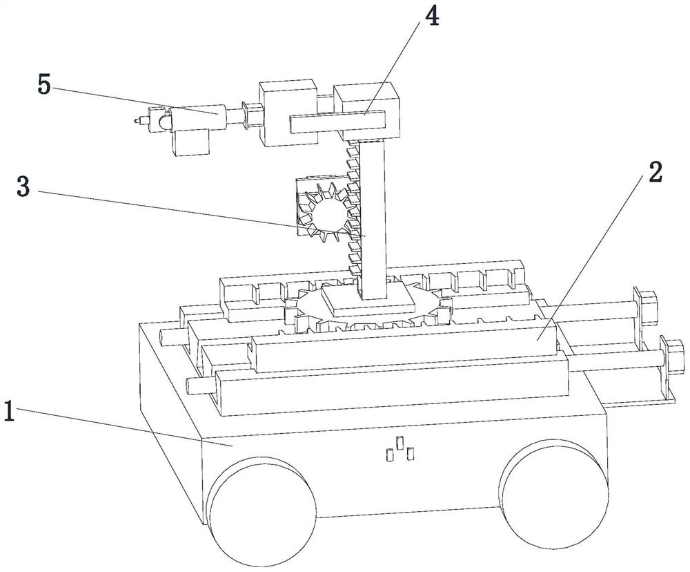 Painting device for maintaining corrosion portion of heating pipeline