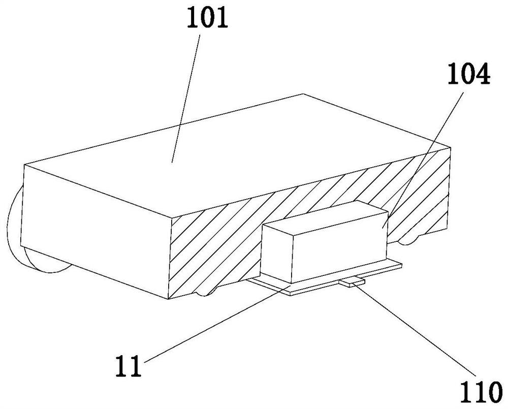 Painting device for maintaining corrosion portion of heating pipeline