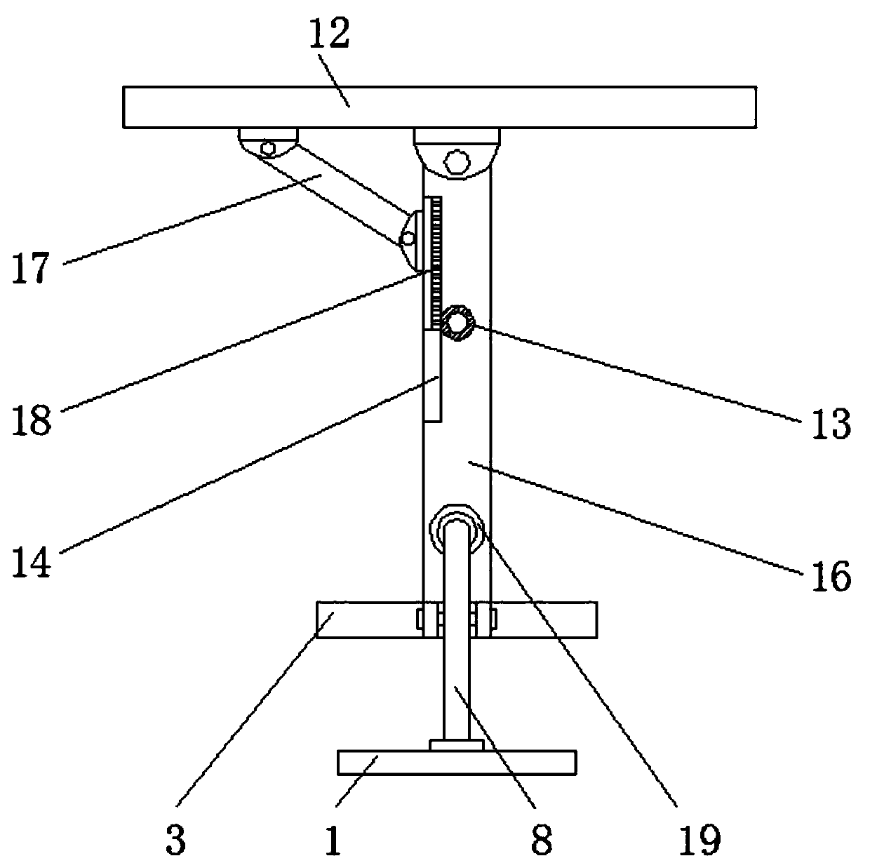 Multifunctional table for manufacturing original cartoon picture