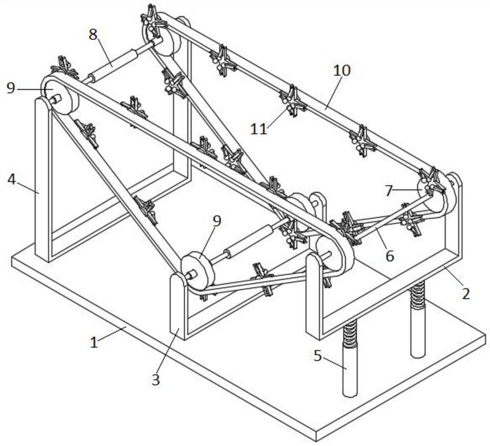 Spraying device for monitoring vertical rod machining