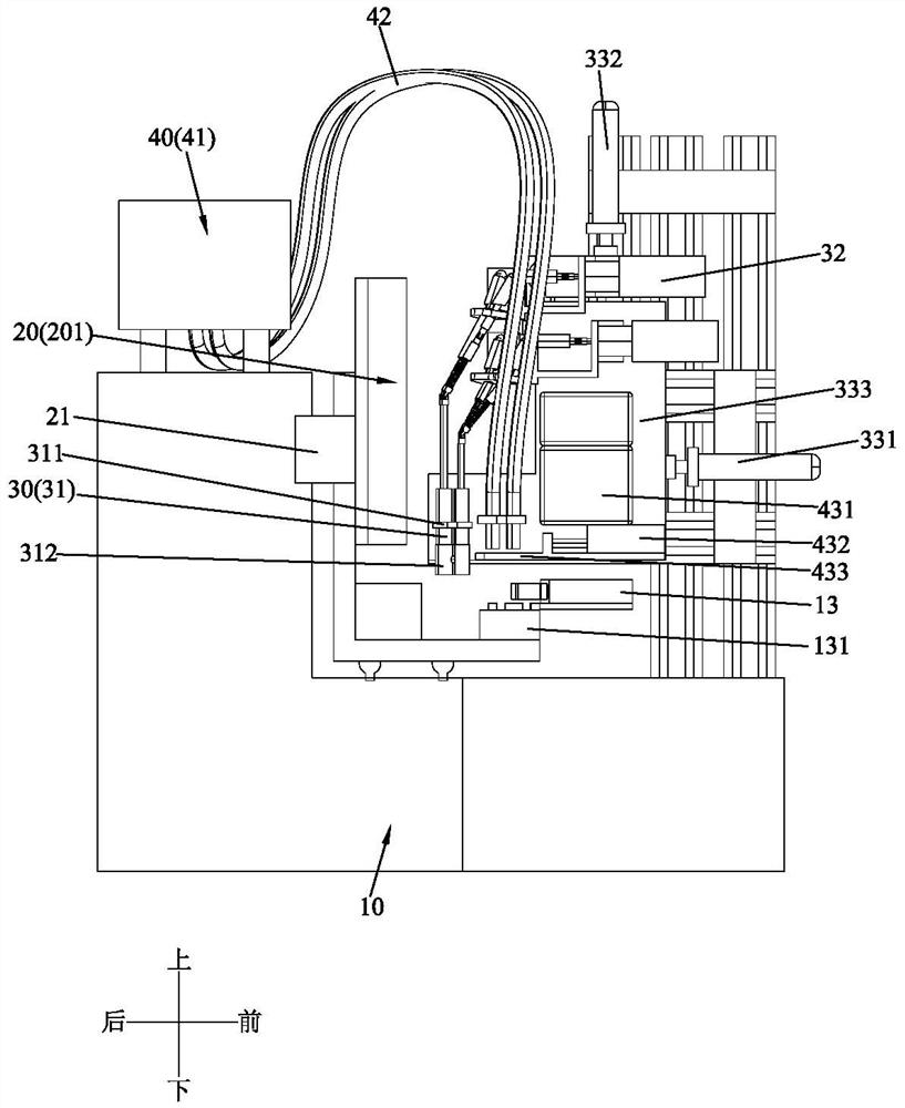 Automatic box screw locking equipment and method