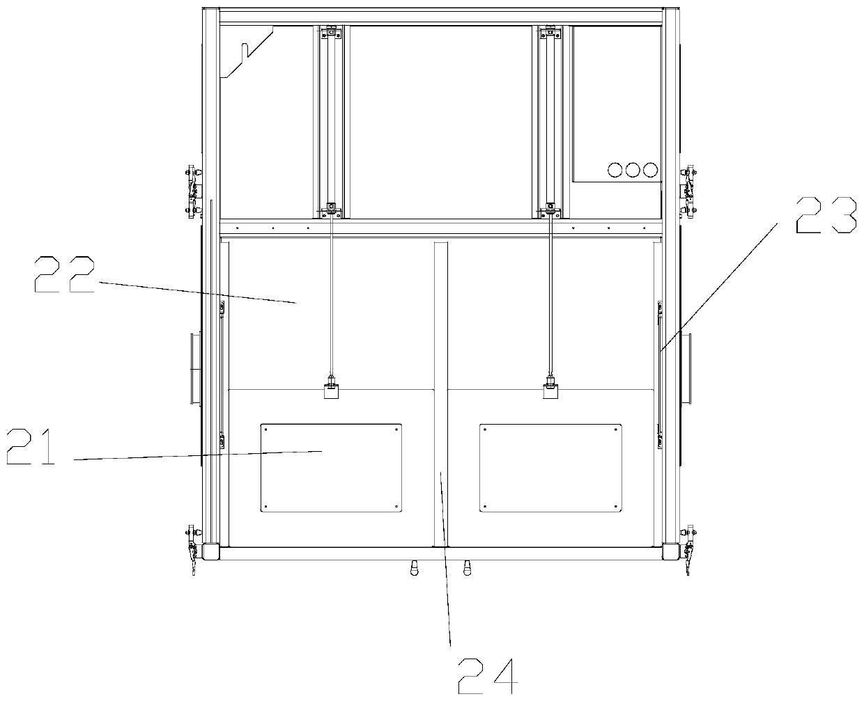 Feeding device of soft package battery liquid injection machine and soft package battery liquid injection machine