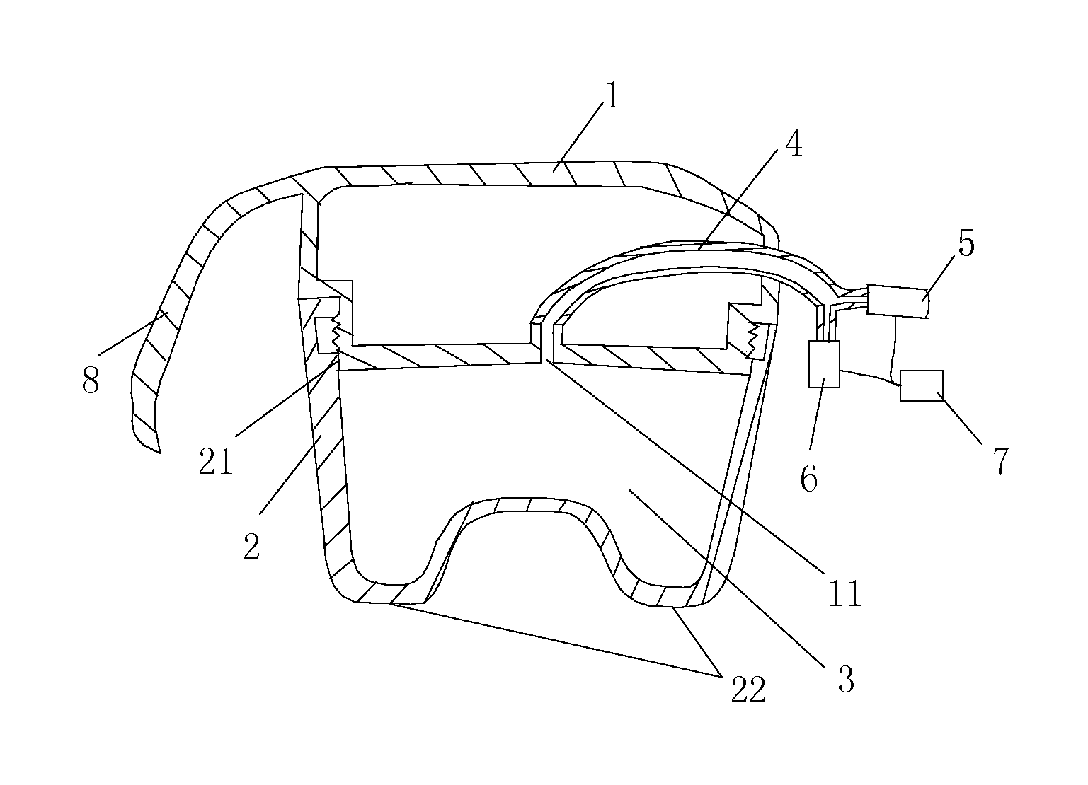 Flexible negative pressure cup