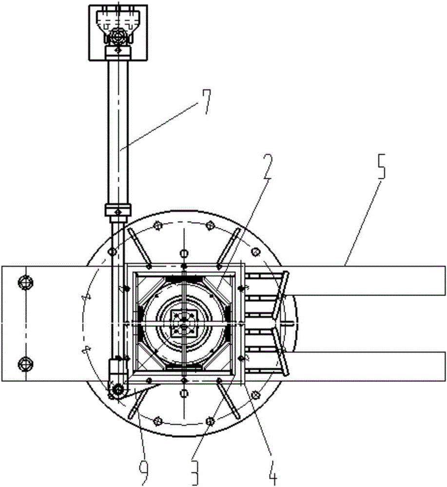 Steel coil steering device