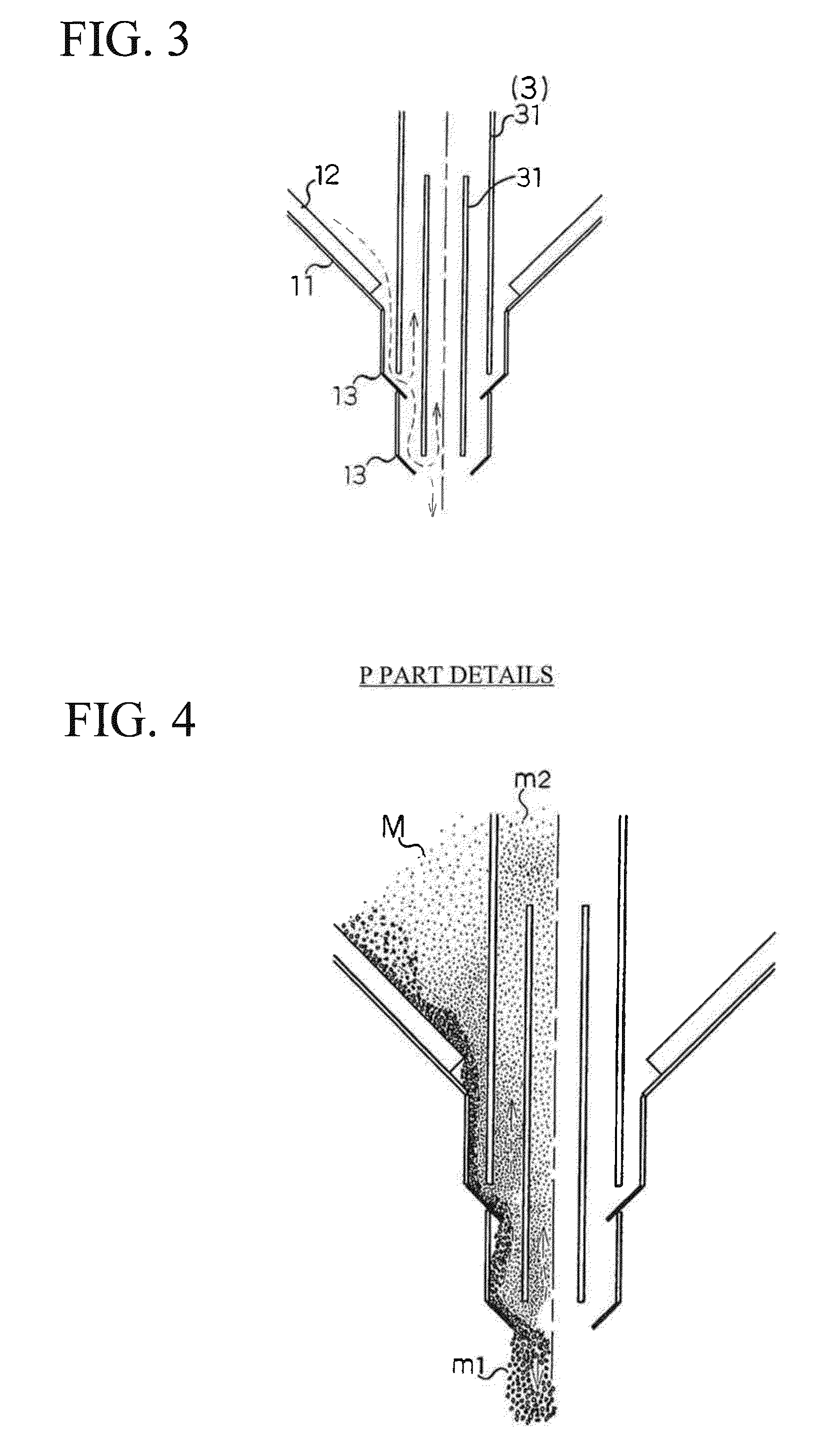 Powder and granular material separation processing device, powder and granular material separation processing method, and powder and granular material separation and collection processing system