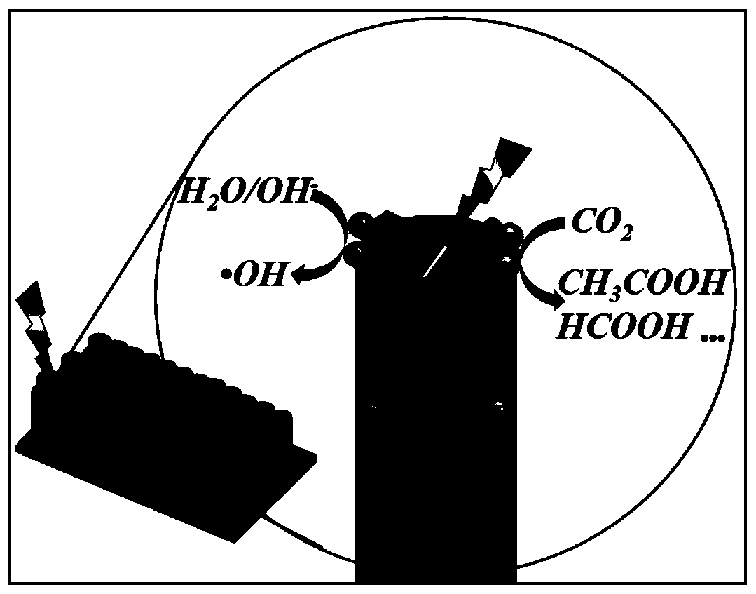 A preparation method of pd/mn/tnts photoelectrode with improved photogenerated charge separation and carbon dioxide reduction performance