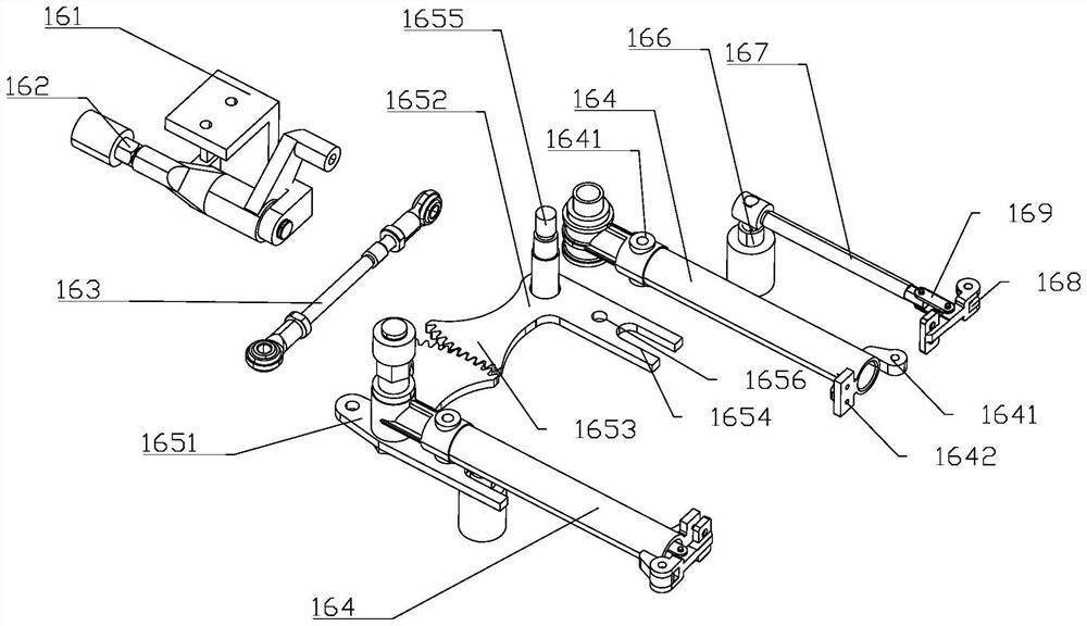 Bag feeding device of food packaging bags and working method of bag feeding device