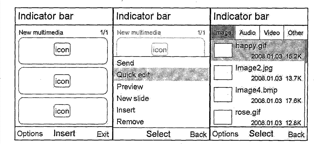 Method, system and information terminal for editing multimedia message