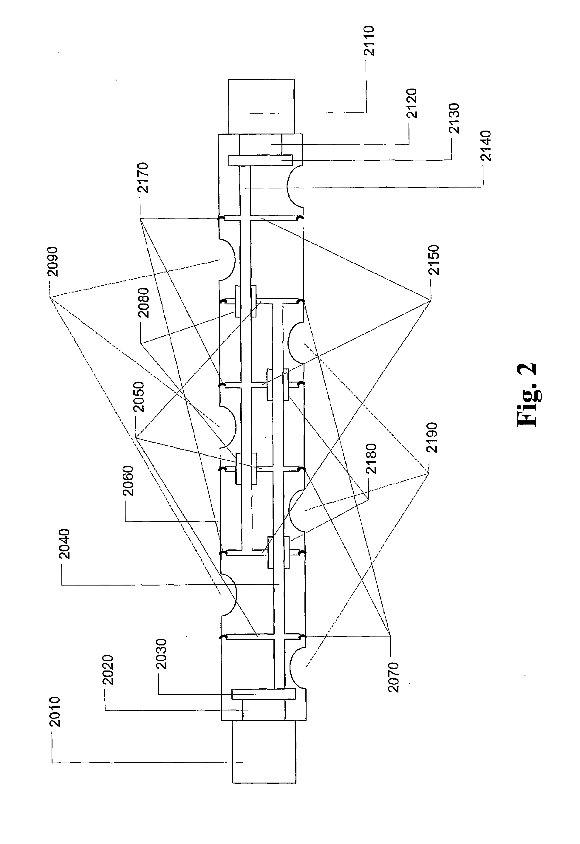 Acoustic transducer comprising a plurality of coaxially arranged diaphragms