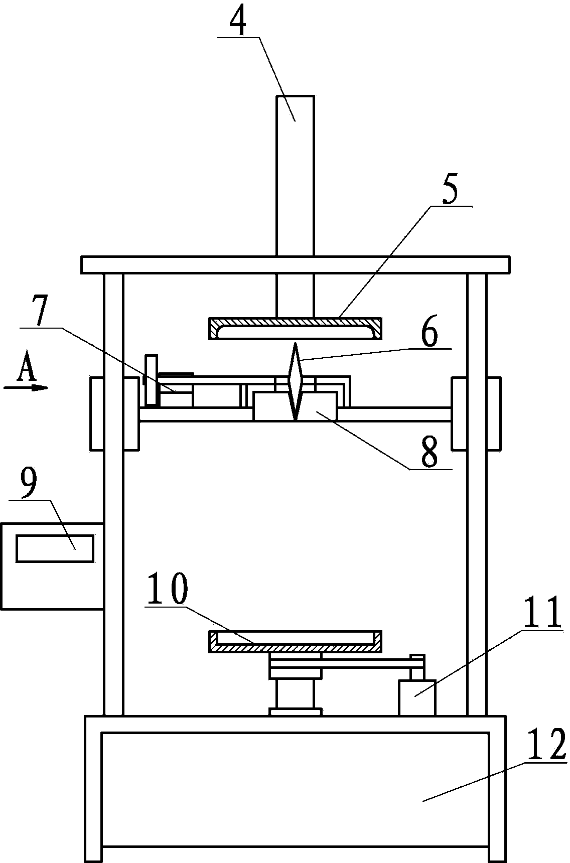 Chamfering and edge folding device and production process of all-paper packaging barrel