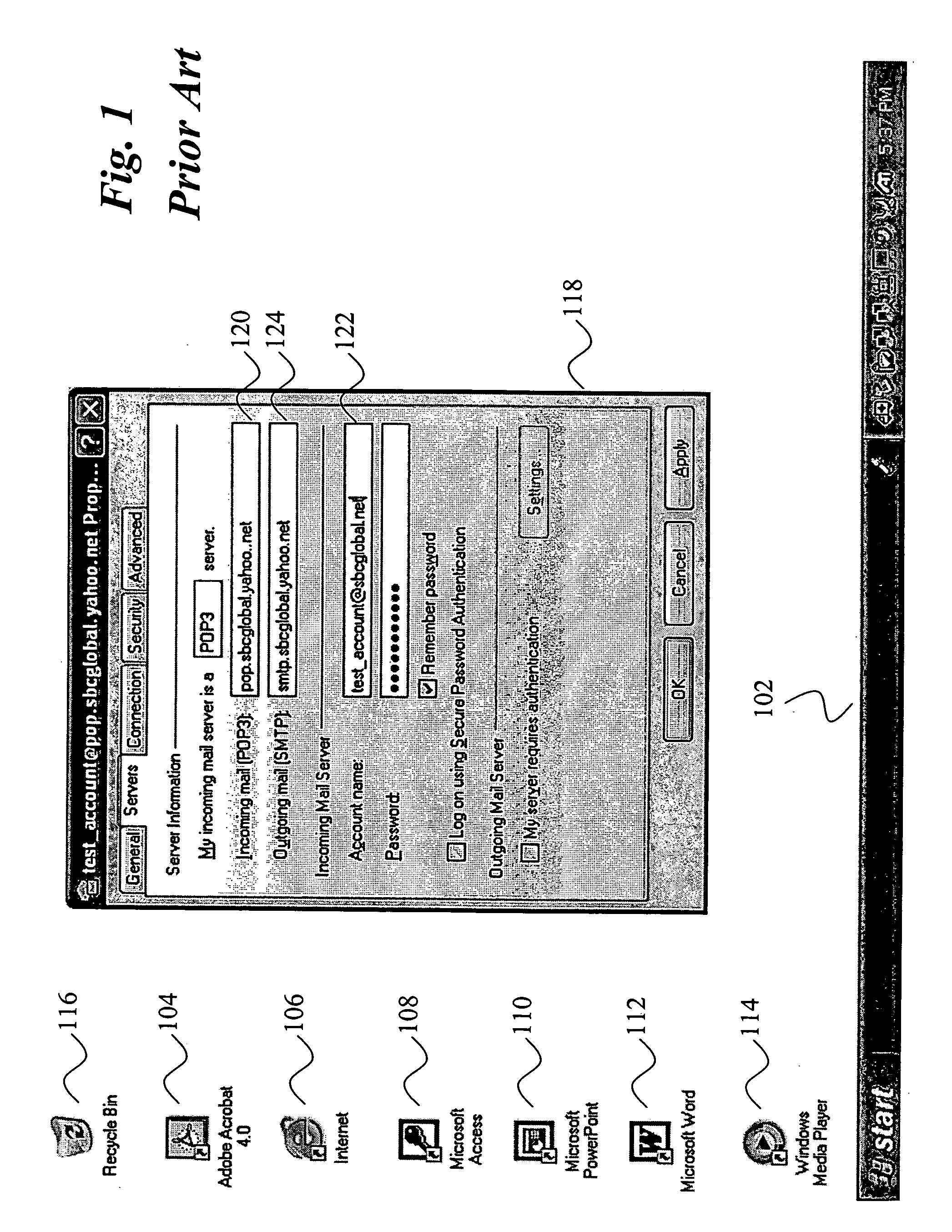 Method and apparatus for operating a host computer from a portable apparatus