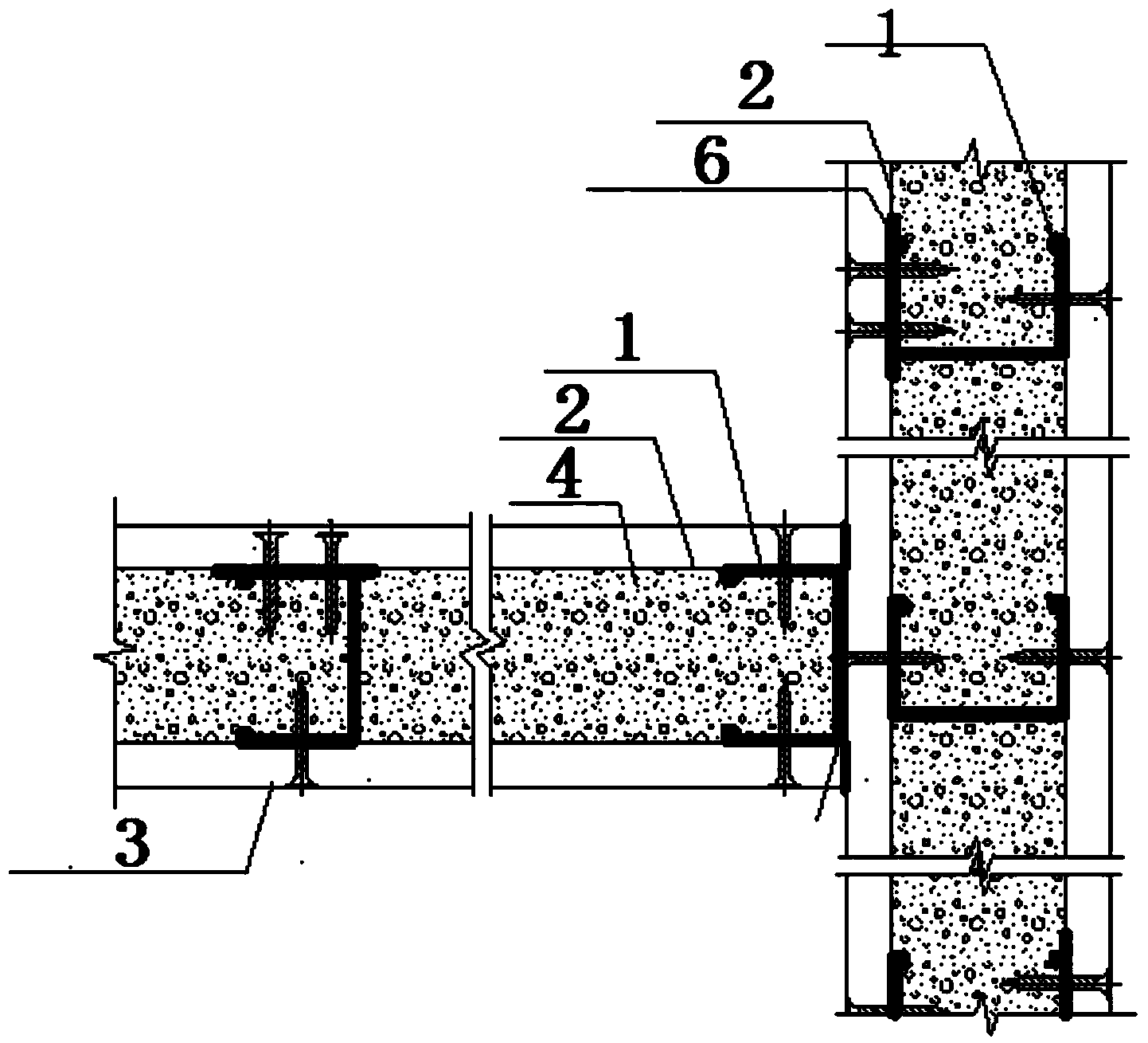 Construction method for integrally grouting wall by lightweight concrete through CCA board