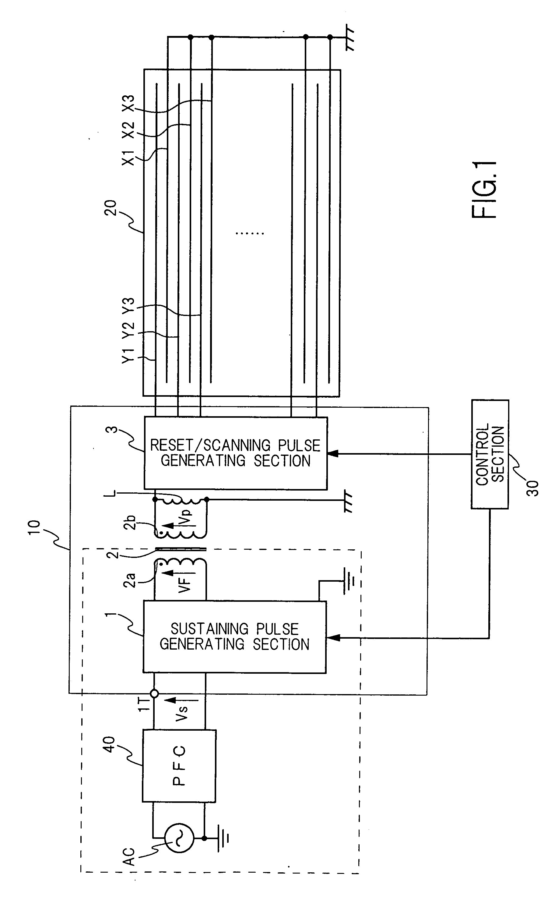 Capacitive load driver and plasma display