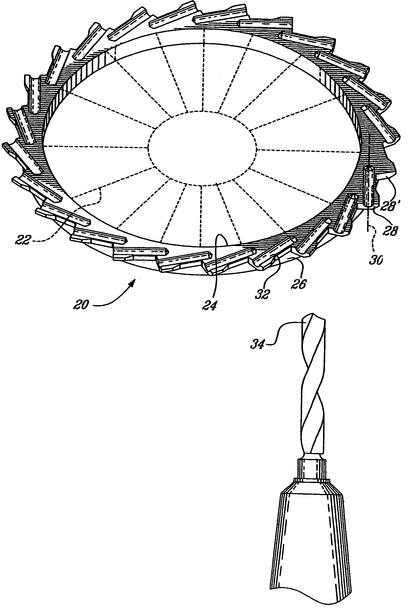 Method of making a gas turbine engine diffuser