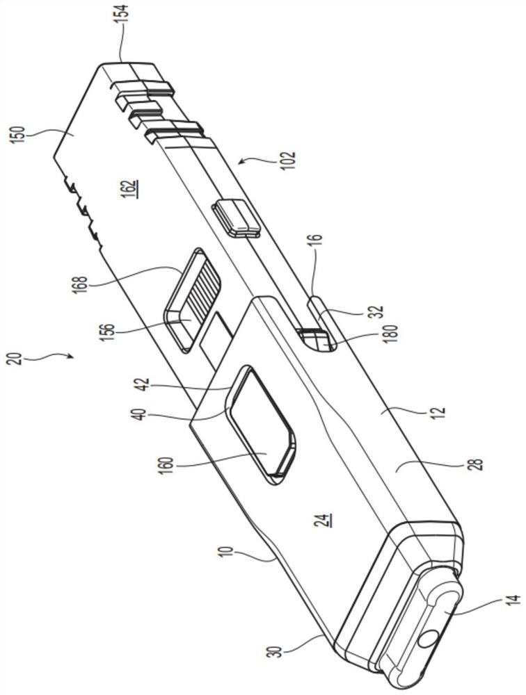 Cover for fiber optic ferrule and ferrule pusher