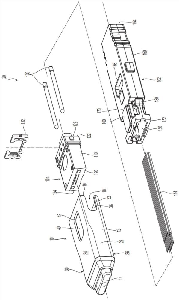 Cover for fiber optic ferrule and ferrule pusher