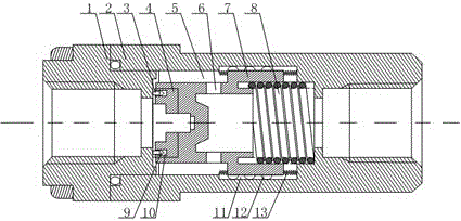 Fuel gas pipeline flow control device