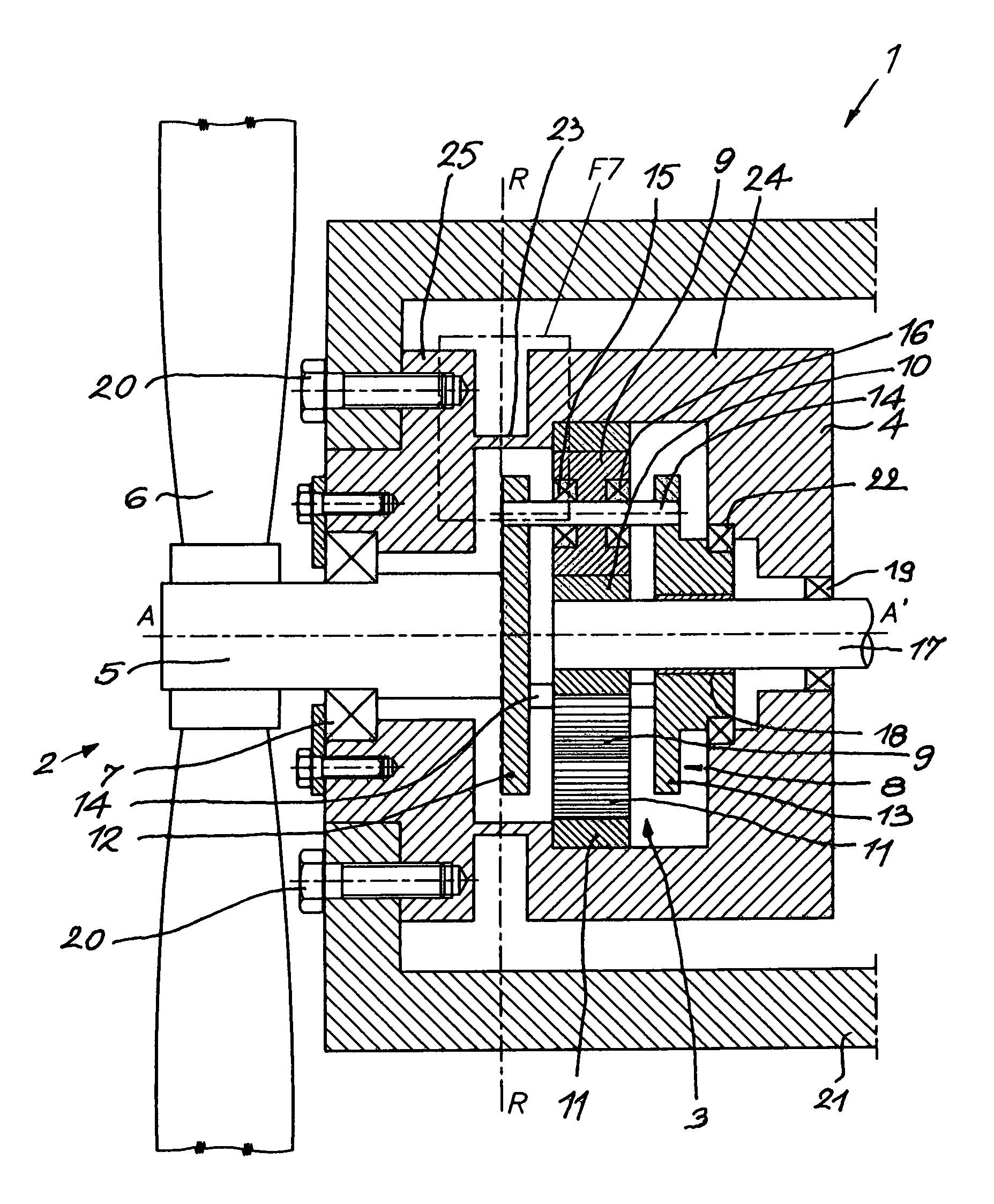 Gearbox for a wind turbine