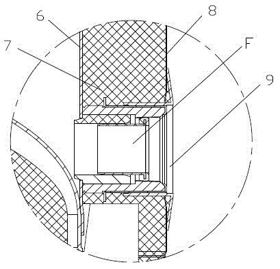 Anti-rust pipe seat structure and water heater adopting structure