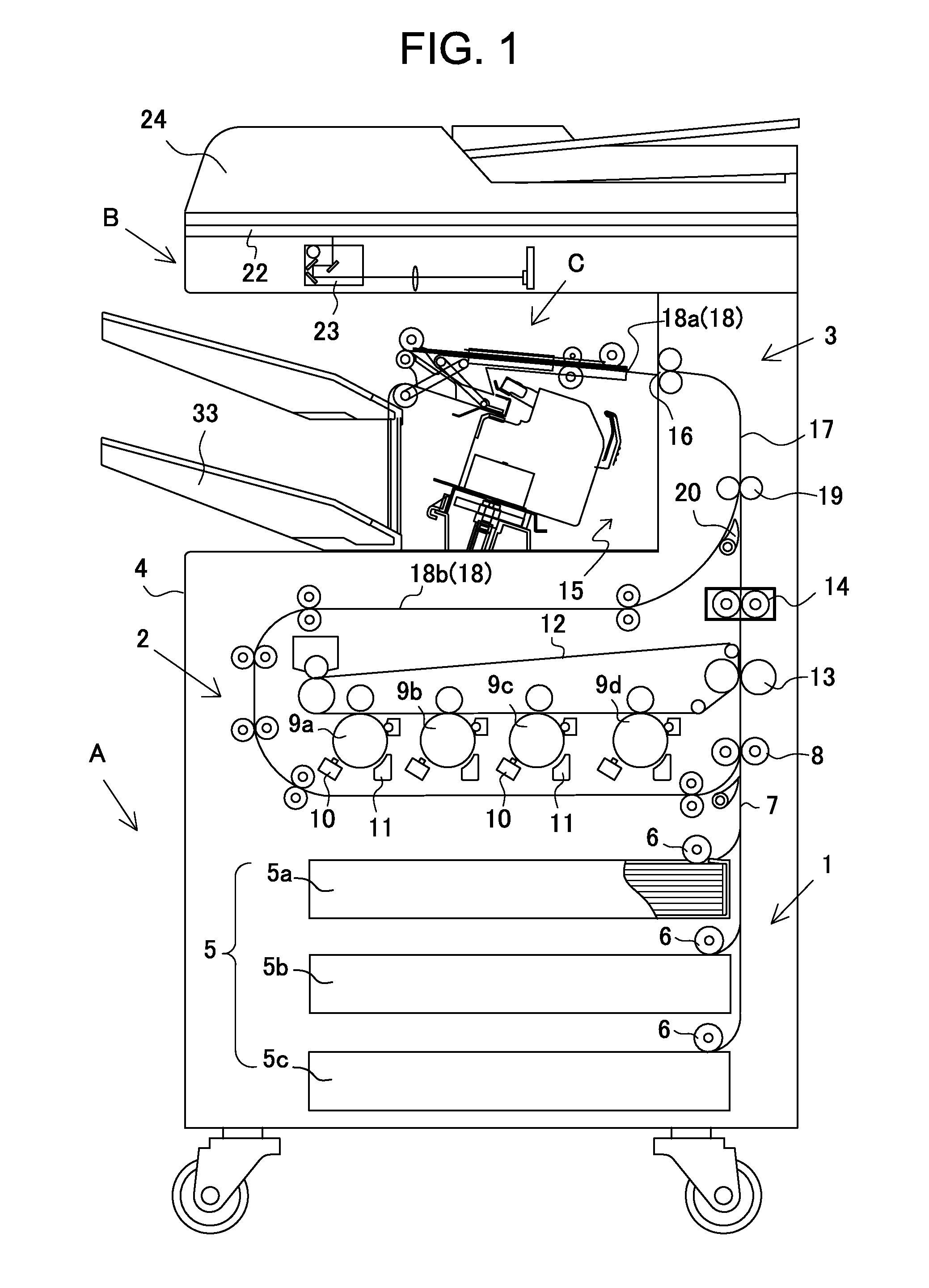 Sheet post-processing apparatus and image formation system using the apparatus