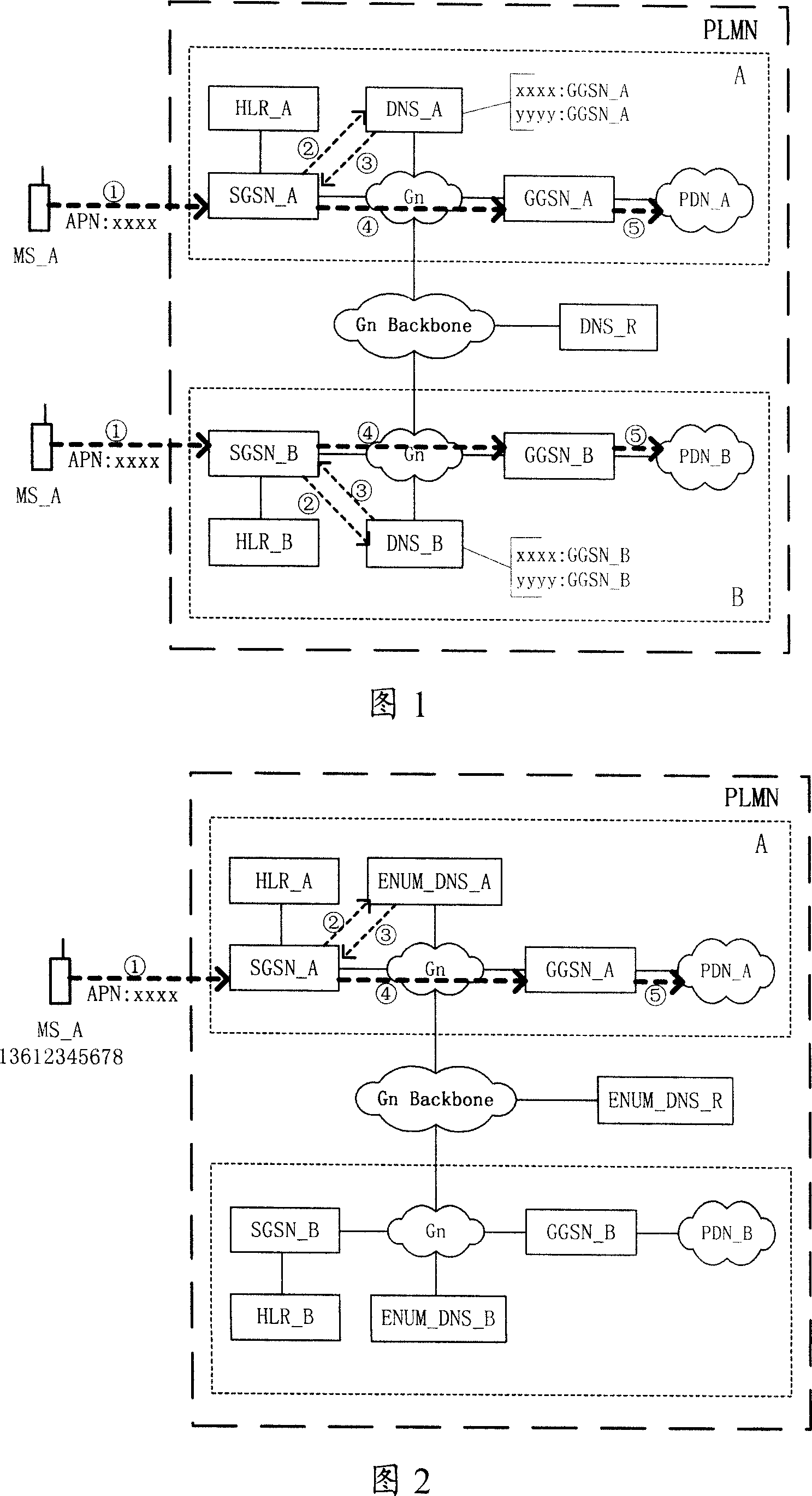 The method and system for access to the home packet data network