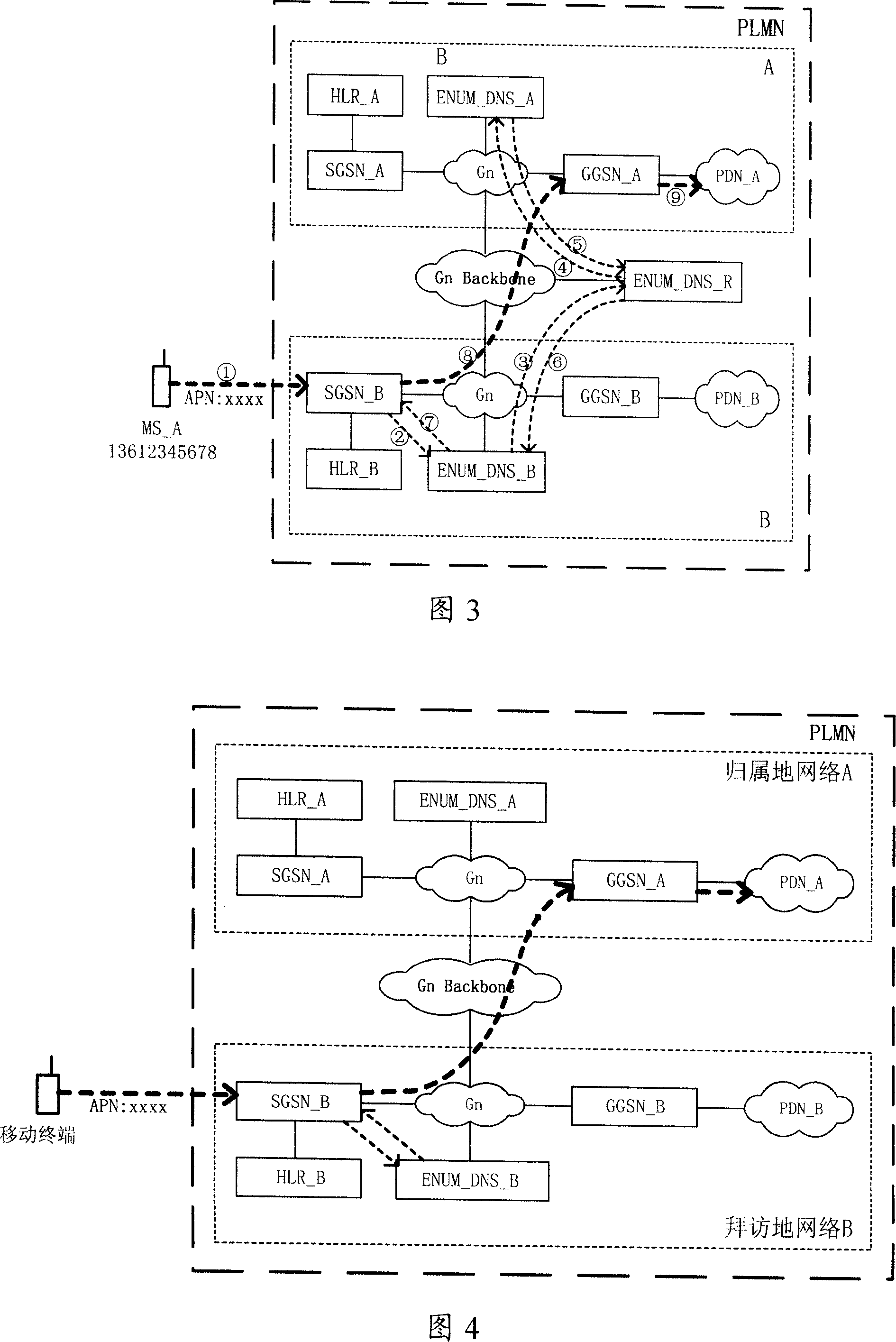 The method and system for access to the home packet data network