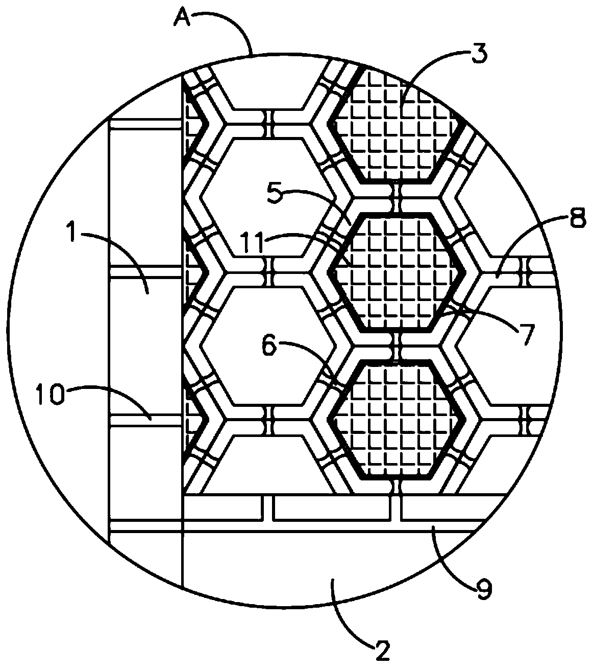 Mobile phone shell capable of spontaneously dissipating heat