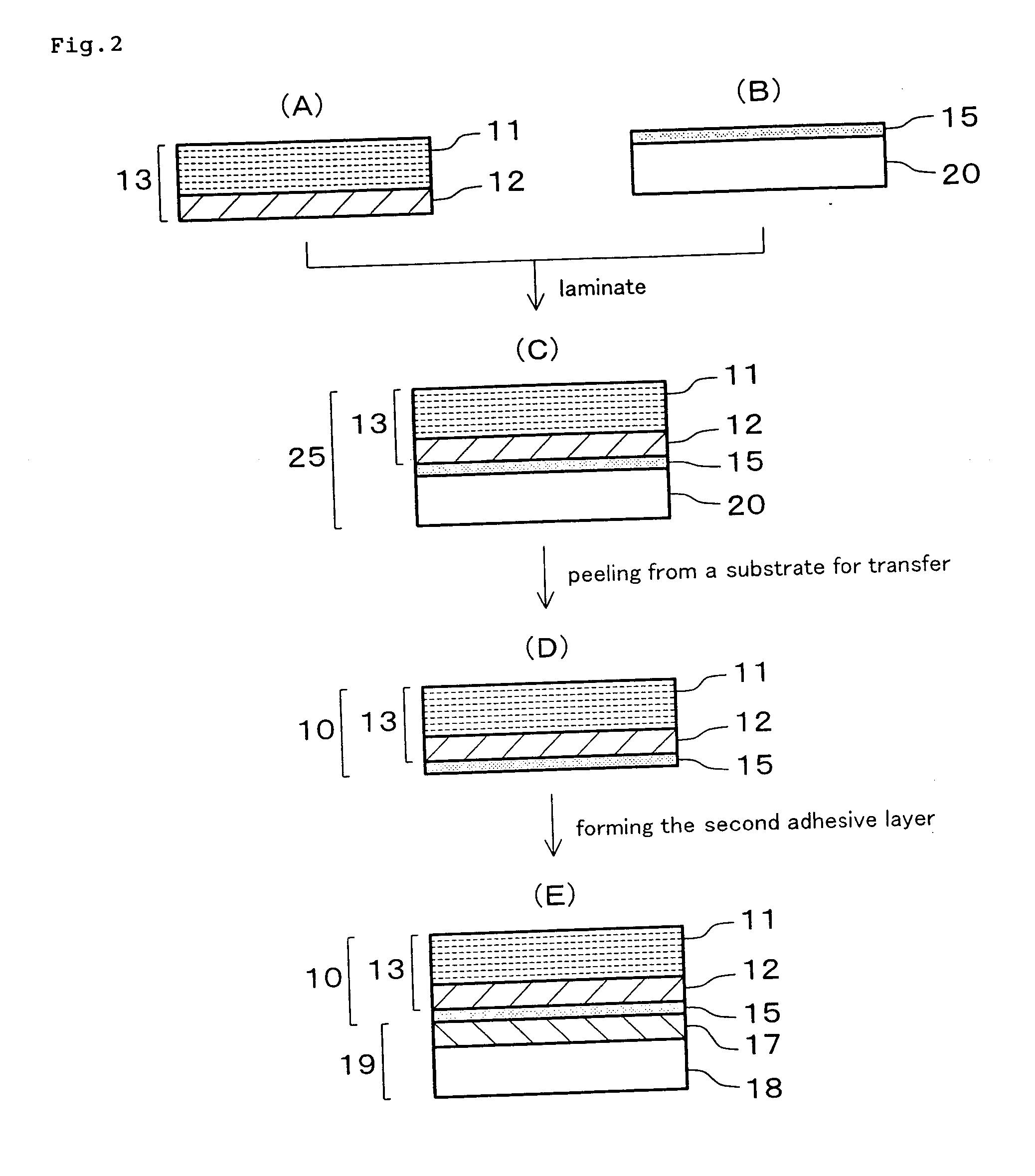 Laminate polarizing plate, a method of producing the same and a liquid crystal display