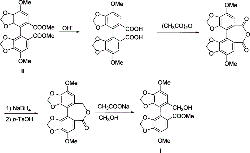 Novel method for preparing bicyclol