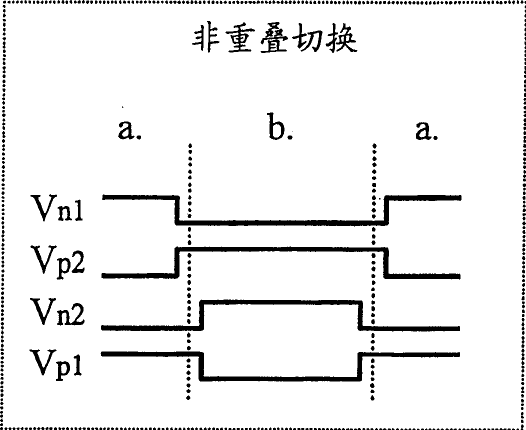 Electronic circuit of switch power amplifier and method for switching said amplifier output stage