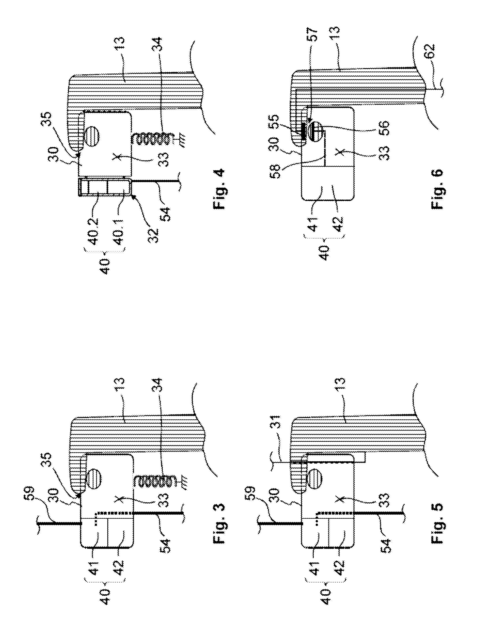 Operating device with electronics, at least partially operating as a dynamic balancer