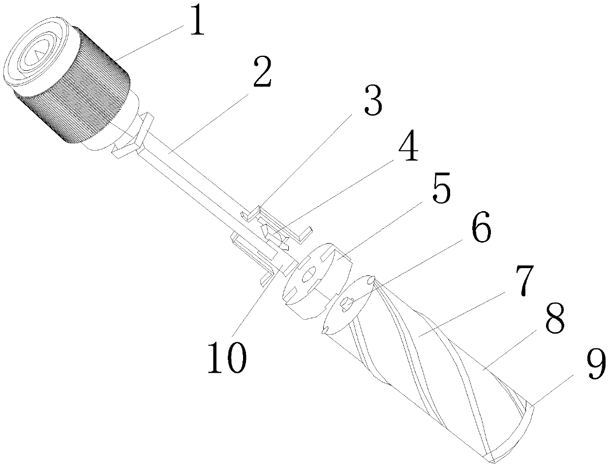 A quadrifilar helical antenna